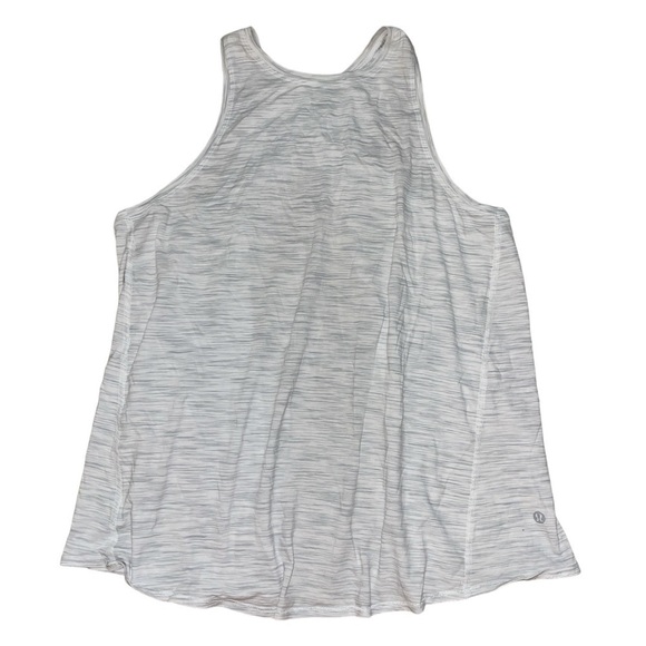 Lululemon Athletica open back grey white space dye tank top women’s size 4-6 - Picture 1 of 4